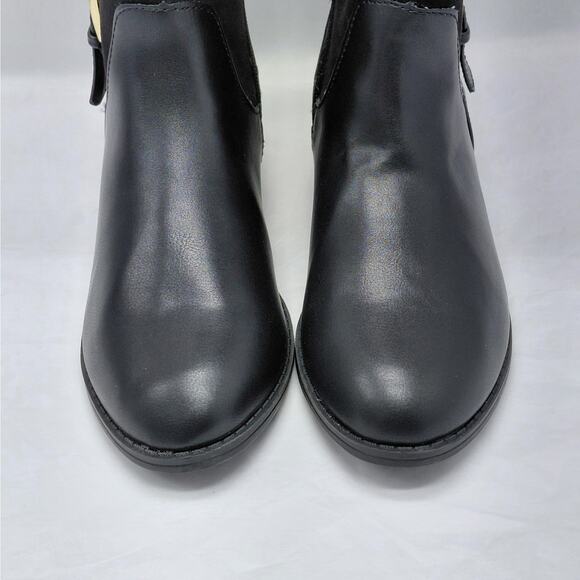 Karen Scott Womens Knee High Riding Boots 6M Black Western Buckle Equestrian - Picture 9 of 13